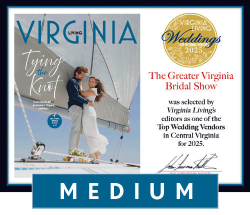 Official Top Wedding Vendors 2025 Plaque, M (13" x 10")