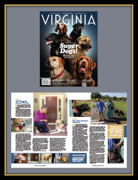 Official Custom  Virginia Living Article Reprint Plaque